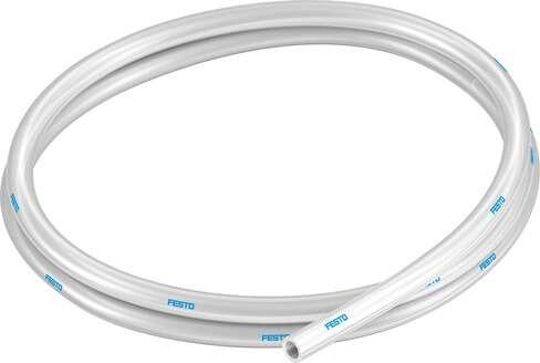 Festo 567965 plastic tubing PUN-H-5/16-NT-150-CB Approved for use in food processing (hydrolysis resistant) Outer diameter, inches: 5/16, Bending radius relevant for flow rate: 0,121 Fuß, Min. bending radius: 0,065 Fuß, Tubing characteristics: Suitable for energy chai