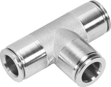 Festo 565353 push-in T-connector CRQST-3/8T-U Size: Standard, Nominal size: 0,335 ", Assembly position: Any, Design: T-shaped, Container size: 1