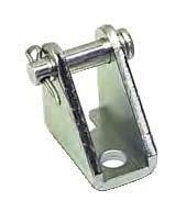 Clippard CB-3295 Clevis Mounting Bracket, 2” & 2 1/2” Bore Sizes, Steel plated