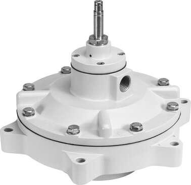 Festo 1214036 basic valve VZWE-F-M22C-M-F890-760-H Reverse jet pulse valve, angle design Design structure: (* Straight version with flange, * Diaphragm valve), Type of actuation: electrical, Sealing principle: soft, Assembly position: Any, Mounting type: (* Tightened, 