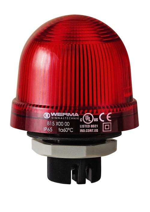 Werma 816.110.55 LED Blinking Beacon EM 24VAC/DC RD 