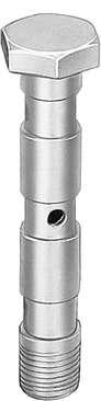 Festo 9180 hollow bolt VT-3/8-3-3/8 Operating medium: Compressed air in accordance with ISO8573-1:2010 [7:-:-], Note on operating and pilot medium: Lubricated operation possible (subsequently required for further operation), Materials note: Conforms to RoHS