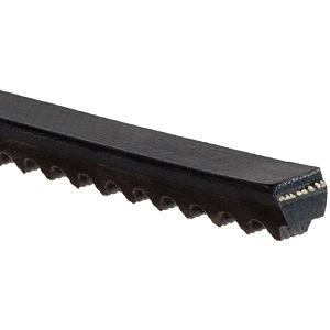Gates 5VX362 V-Belt; 5VX Series; Cogged Belt Style; 36.2" Belt Outside Length; 5/8" Belt Width; 1 Band; Polyester Tensile Material; Rubber Outer Material