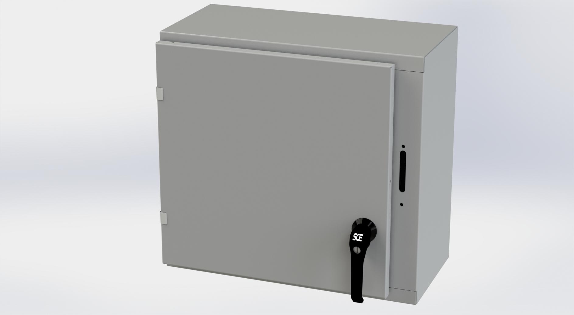 Saginaw Control SCE-20XEL2110LP XEL LP Enclosure, Height:20.00", Width:21.38", Depth:10.00", ANSI-61 gray powder coating inside and out. Optional sub-panels are powder coated white.