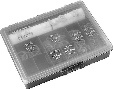 Festo 161355 sealing ring assortment OL-S1 Corrosion resistance classification CRC: 1 - Low corrosion stress, Materials note: Conforms to RoHS