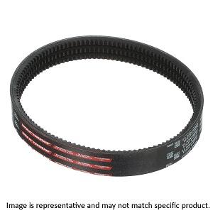 Gates 10/3VX950 V-Belt; 3VX Series; Banded Cogged Belt Style; 95" Belt Outside Length; 3-3/4" Belt Width; 10 Bands; Polyester Tensile Material; Rubber Outer Material