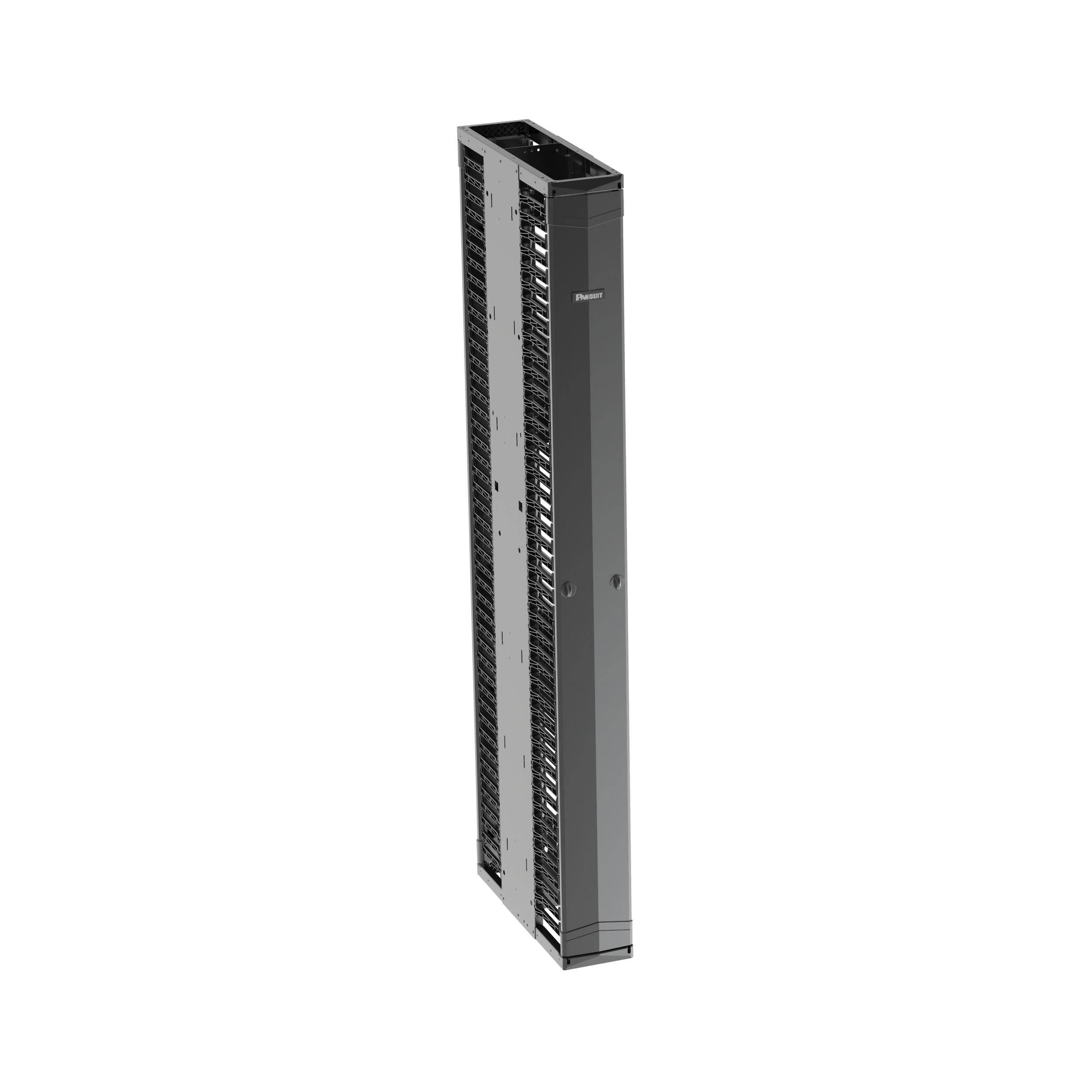 Panduit PE2VD06 PatchRunner™ 2 Enhanced Vertical Cable Manager, BL