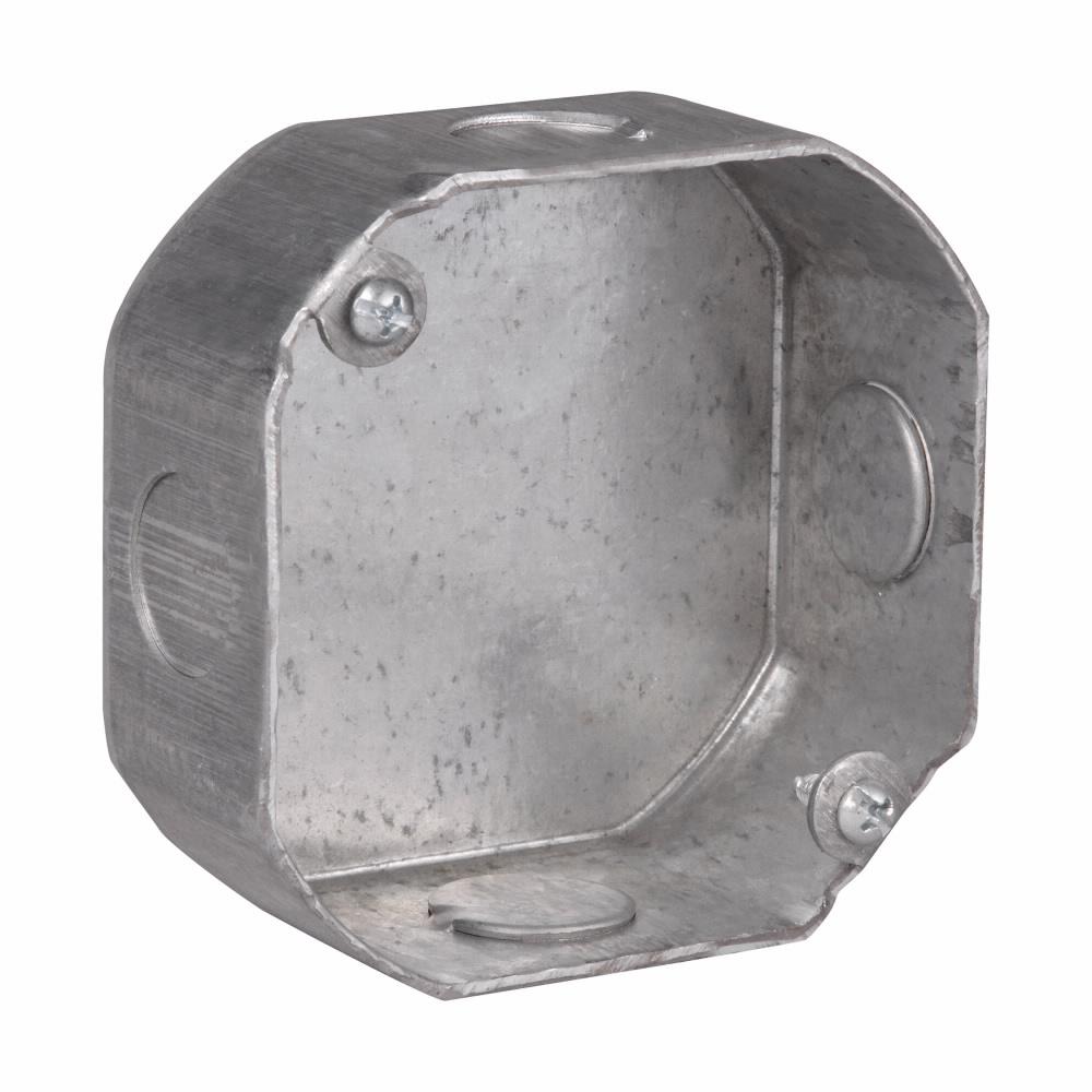 Eaton Corp TP273 Eaton Crouse-Hinds series Octagon Outlet Box, 4", 15.5 cubic inch capacity
