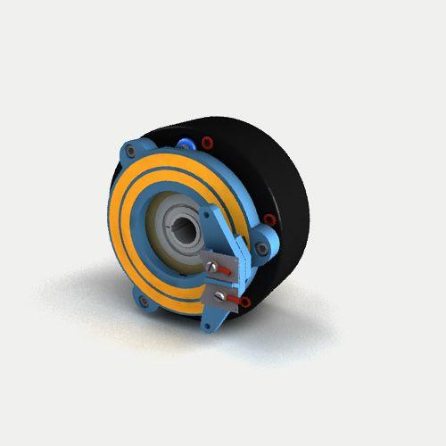 Andantex ME330920-00 Clutch, through bore,  EAT 5001, rated torque 500 Nm / 370 lb.ft, rated current 1.7 A, min rotation speed 40 rpm, max rotation speed 1000 rpm,  power puissance 1600 W @ 1000 rpm