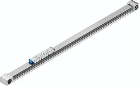 Festo 8041856 toothed belt axis ELGA-TB-KF-70-1000-0H With recirculating ball bearing guide Effective diameter of drive pinion: 28,65 mm, Working stroke: 1000 mm, Size: 70, Stroke reserve: 0 mm, Toothed-belt stretch: 0,213 %
