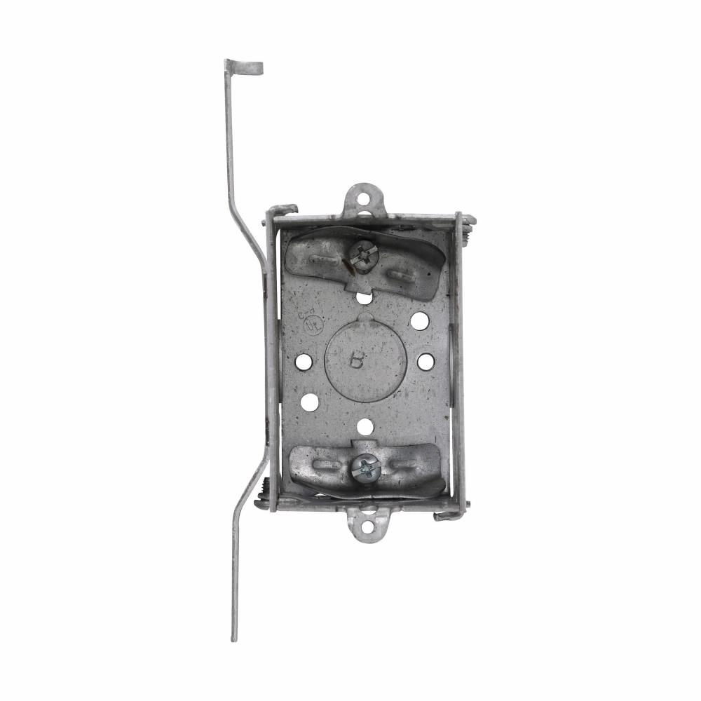 Eaton Corp TP664 Eaton Crouse-Hinds series Switch Box, (1) 1/2", S, set 5/8", 2, NM clamps, 2-3/4", 2-cable, Steel, (1) 1/2", Gangable, 14.0 cubic inch capacity