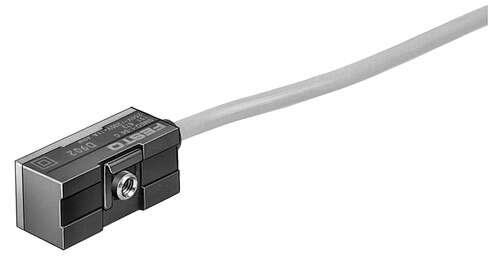 Festo 30457 proximity sensor SMEO-1-B Without mounting kit Design: Block design, Conforms to standard: DIN EN 60947-5-2, CE mark (see declaration of conformity): to EU directive low-voltage devices, Materials note: Free of copper and PTFE, Measuring principle: Reed m
