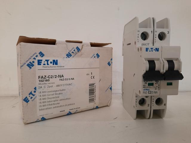 FAZ-C2/2-NA Part Image. Manufactured by Eaton.