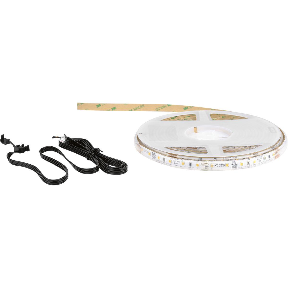 Hubbell P700010-000-27 LED Tape provides lighting to enhance aesthetics while also aiding in tasks around the home. Common applications for LED tape include undercabinet lighting in kitchens to add illumination to work surfaces, highlighting back splashes in kitchens and bathro