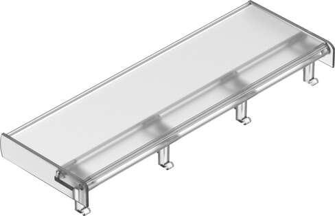 Festo 565583 inscription label holder ASCF-H-L2-15V Corrosion resistance classification CRC: 1 - Low corrosion stress, Product weight: 30,9 g, Materials note: Conforms to RoHS, Material label holder: PVC