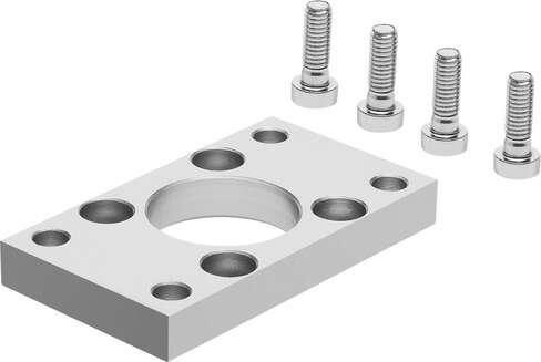 Festo 161851 flange mounting CRFNG-100 Size: 100, Assembly position: Any, Conforms to standard: ISO 15552 (previously also VDMA 24652, ISO 6431, NF E49 003.1, UNI 10290), Corrosion resistance classification CRC: 4 - Very high corrosion stress, Ambient temperature: -40