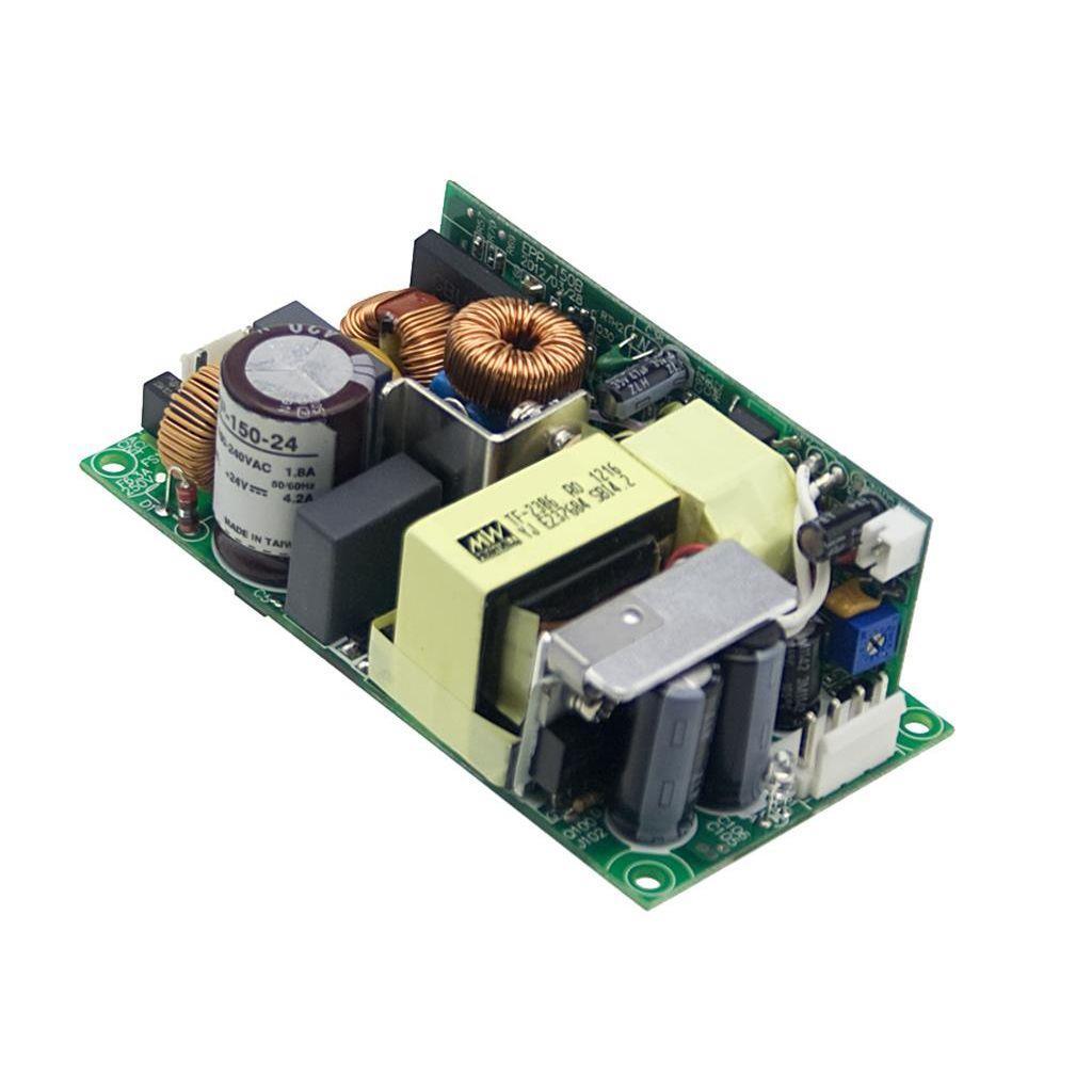 MEAN WELL EPP-150-12 AC-DC Single output Open frame power supply; Output 12Vdc at 8.4A