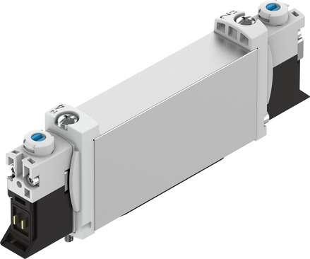 Festo 574378 solenoid valve VUVG-B14-T32H-MZT-F-1P3 Valve function: 2x3/2 open/closed, monostable, Type of actuation: electrical, Valve size: 14 mm, Standard nominal flow rate: 410 - 450 l/min, Operating pressure: -0,9 - 10 bar