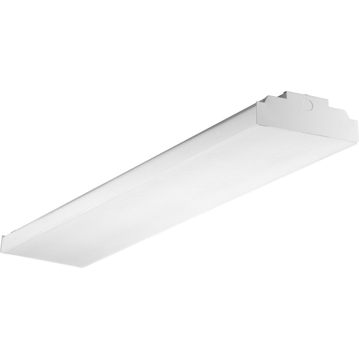 Hubbell PCIAW-LED-4-40K PCIAW is a 4FT LED Wraparound with frosted acrylic lens. This product is surface mounted to the ceiling with fully assembled for quick installation. DesignLights Consortium (DLC) qualified.  ; Long Life 50,000 hour LEDs for reduced maintenance ; Heavy gau