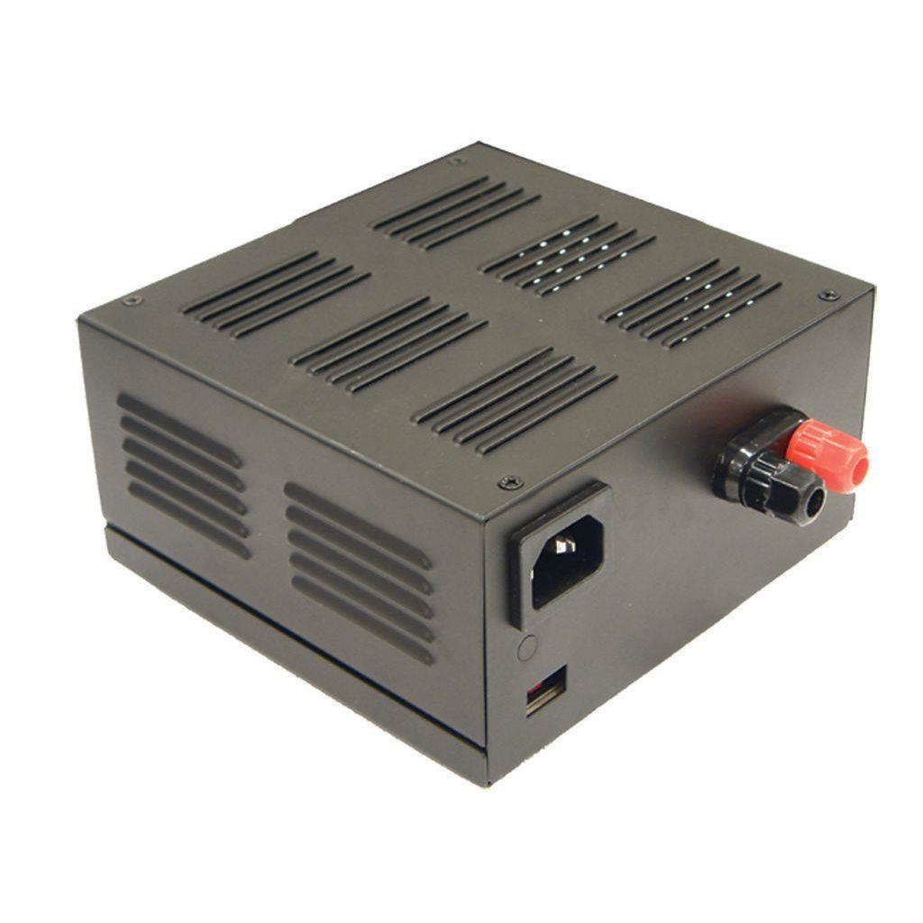 MEAN WELL ESC-120-54 AC-DC Desktop type charger with 3 pin IEC320-C14 input socket; Output 54VDC at 2A with banana plug; Under/Over voltage and polarity protection; Cooling by built-in DC fan; ESC-120-54 is succeeded by ENC-120-48.