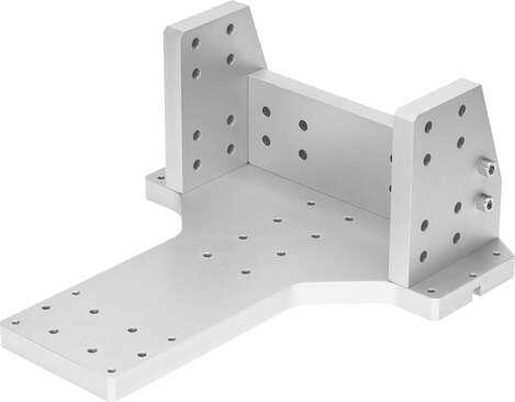Festo 566890 mounting bracket HMVW-DL63-2 Assembly position: Any, Corrosion resistance classification CRC: 2 - Moderate corrosion stress, Product weight: 5700 g, Materials note: (* Free of copper and PTFE, * Conforms to RoHS), Material adapter: (* Wrought Aluminium al