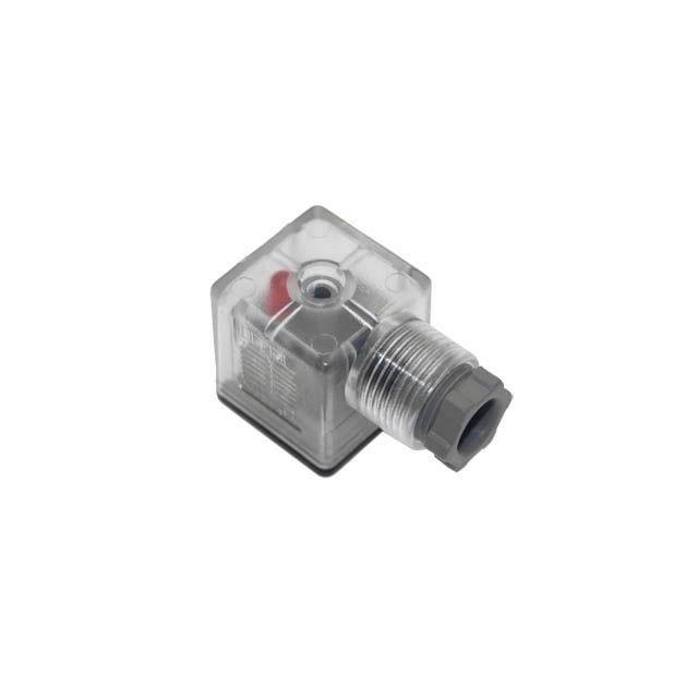 Mencom VAG-029-00 Solenoid Valve Connectors, Field Wireable, 3 Pole, Form A 18mm, 24V, 10A, LED w/MOV, PG9 opening