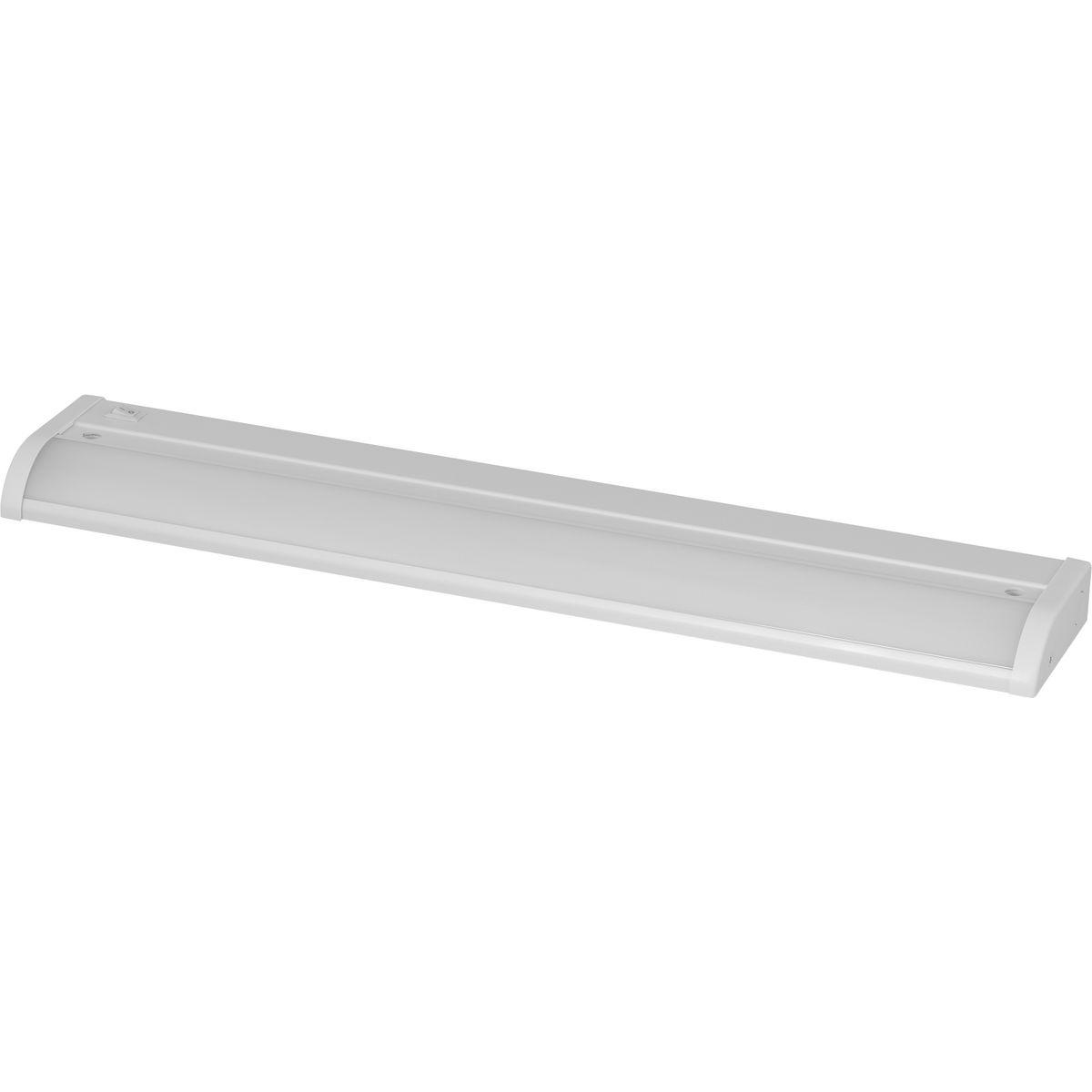 Hubbell P700002-028-30 The HIDE-A-LITE V 17-1/2" linear undercabinet fixture provides the ideal solution for residential and light commercial applications. Extruded aluminum construction featuring a lens design to optimizes light distribution to ensure proper illumination. The 