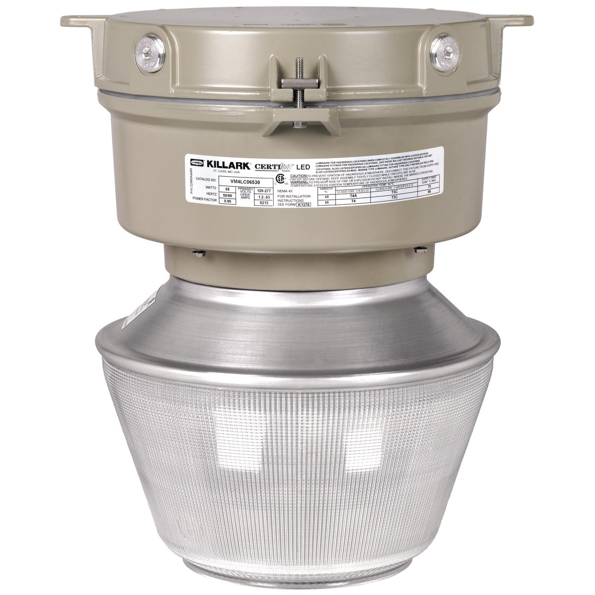 Hubbell VM4LC07030X2P5G The VM4L Series is a low bay and high bay fixture using energy efficient LED's. The design of the VM4LB with the bulb style heat sink creates a light distribution similar to a HID lamp. The design of the VM4LC with the concave style heat sink creates a li