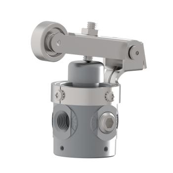 Humphrey 250C21020 Mechanical Valves, Roller Cam Operated Valves, Number of Ports: 2 ports, Number of Positions: 2 positions, Valve Function: Normally closed, Piping Type: Inline, Direct piping, Approx Size (in) HxWxD: 3.44 x 1.56 DIA, Media: Air, Inert Gas