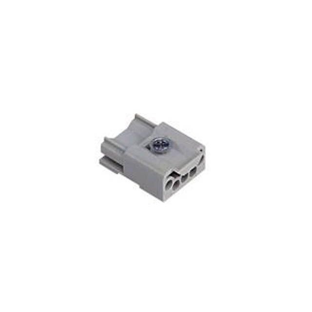 Mencom CXL-SF Standard, CXL series, Female Rectangular Insert, 6 pin, 10 amp, Crimp, For fiber optic, electro-optical interface and Contacts not included