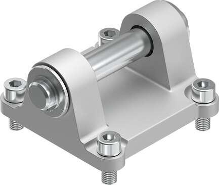 Festo 174395 swivel flange SNCB-100 Size: 100, Based on the standard: ISO 15552, Corrosion resistance classification CRC: 1 - Low corrosion stress, Ambient temperature: -40 - 90 °C, Product weight: 1035 g