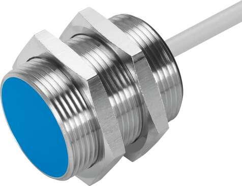 Festo 150432 proximity sensor SIEN-M30B-NS-K-L Inductive, with standard switching distance. Conforms to standard: EN 60947-5-2, Authorisation: (* RCM Mark, * c UL us - Listed (OL)), CE mark (see declaration of conformity): to EU directive for EMC, Materials note: (* F