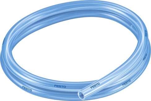 Festo 8048711 plastic tubing PUN-H-12X2-TBL Approved for use in food processing (hydrolysis resistant) Outside diameter: 12 mm, Bending radius relevant for flow rate: 62 mm, Inside diameter: 8 mm, Min. bending radius: 33 mm, Tubing characteristics: Suitable for energy 