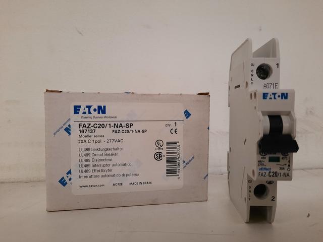 FAZ-C20/1-NA-SP Part Image. Manufactured by Eaton.