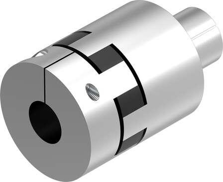 Festo 558007 coupling EAMD-67-82-25-32X32-U drive component, which transmits the rotary motion of a stepper or servo motor Holder diameter 1: 25 mm, Holder diameter 2: 32 mm, Size: 67, Nominal length: 82 mm, Assembly position: Any