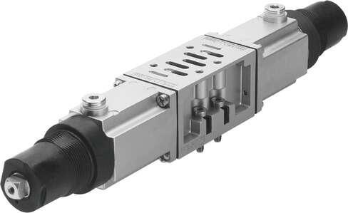Festo 35429 intermediate pressure regulator plate LR-ZP-A/B-D-3 For ISO valves. Based on the standard: ISO 5599-1, Integrated function: Pressure regulator, Design structure: Piston, Pressure regulation range: 0,5 - 12 bar, Inlet pressure 1: <:  14 bar