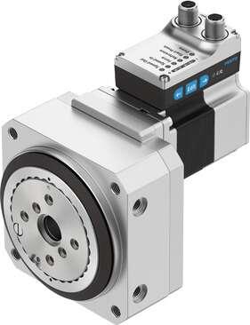 Festo 8087821 rotary drive unit ERMS-32-90-ST-M-H1-PLK-AA Size: 32, Design structure: (* Electromechanical rotary drive, * With integrated drive, * With integrated gearing), Assembly position: Any, Mounting type: with internal (female) thread, Rotation angle: 90°