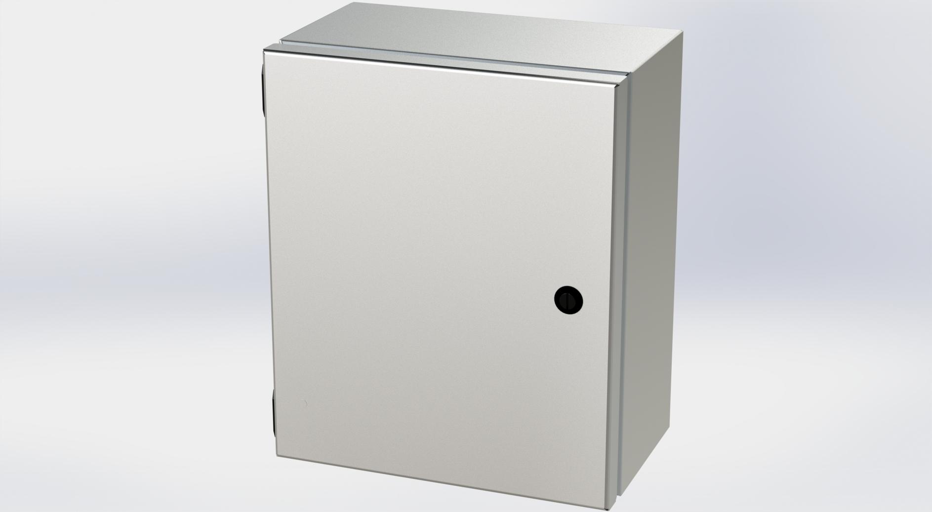 Saginaw Control SCE-1210ELJSS6 S.S. ELJ Enclosure, Height:12.00", Width:10.00", Depth:6.00", #4 brushed finish on all exterior surfaces. Optional sub-panels are powder coated white.
