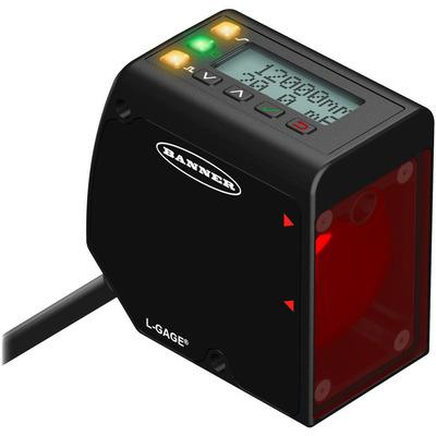 Banner LTF12UC2LD W-30 Class 2 Laser photo-electric distance sensor/transmitter with diffuse time-of-flight system - Banner Engineering (L-GAGE series - LTF) - Part #94856 - Sensing range 5cm...12m - Visible class 2 red Laser light (660nm) - 1 x digital output (PNP/NPN transist