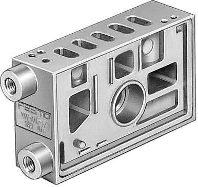 Festo 152801 series sub-base AW-VL-1/8 Product weight: 75 g, Mounting type: On sub-base, Auxiliary pilot air port 12: M5, Auxiliary pilot air port 14: M5, Pneumatic connection, port  2: G1/8