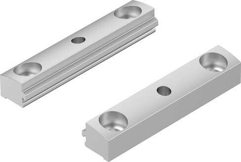 Festo 4835684 profile mounting EAHF-L2-25-P Size: 25, Corrosion resistance classification CRC: 2 - Moderate corrosion stress, Product weight: 19 g, Materials note: Conforms to RoHS, Material plate: Anodised wrought aluminium alloy