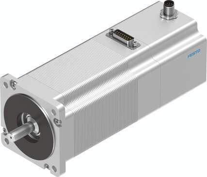 Festo 1370494 stepper motor EMMS-ST-87-L-SEB-G2 Without gear unit/with brake. Ambient temperature: -10 - 50 °C, Storage temperature: -20 - 70 °C, Relative air humidity: 0 - 85 %, Conforms to standard: IEC 60034, Insulation protection class: B