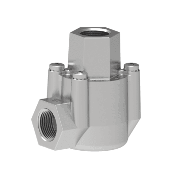 Humphrey QE5VAI Quick Exhaust Valves, The Humphrey Quick Exhaust, Number of Ports: 3 ports, Number of Positions: 2 positions, Valve Function: Quick Exhaust, Piping Type: Inline, Direct Piping, Options Included: Use as Shuttle Valve, Plug EXH port for use as Check Valve, 
