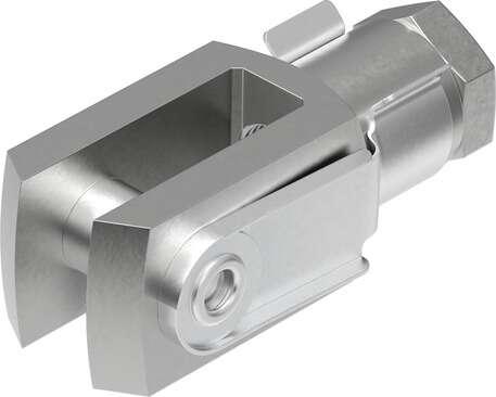 Festo 11131 rod clevis SG-1/2-20 with bolt and hex nut, for DNA cylinder. Size: UNF1/2-20, Based on the standard: (* DIN 71752, * ISO 8140), Corrosion resistance classification CRC: 1 - Low corrosion stress, Ambient temperature: -40 - 150 °C, Product weight: 165 g