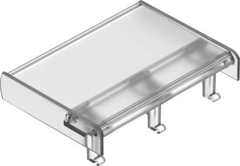 Festo 565575 inscription label holder ASCF-H-L2-7V Corrosion resistance classification CRC: 1 - Low corrosion stress, Product weight: 17,2 g, Materials note: Conforms to RoHS, Material label holder: PVC