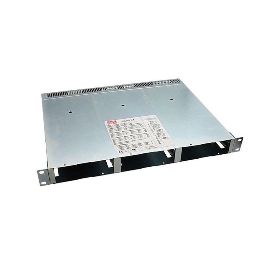 MEAN WELL RKP-1UI AC-DC 19 inch rack for 3 units of RCP-2000 with IEC320-C14 input socket; PMBus protocol; Hot Swap