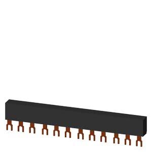 Siemens 3RV1915-1CB 3-phase busbars Modular spacing 45 mm for 4 switches Fork shape connections