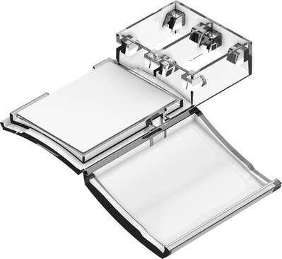Festo 8106532 inscription label holder ASCF-T-S6-Z Product weight: 1 g, Materials note: Conforms to RoHS, Material label holder: PP