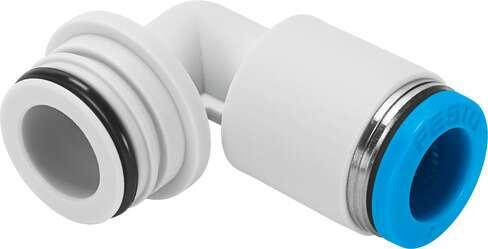 Festo 132947 cartridge QSPLKG18-10 With push-in connector, L-form Size: Standard, Nominal size: 6,7 mm, Type of seal on screw-in stud: O-ring, Assembly position: Any, Container size: 10