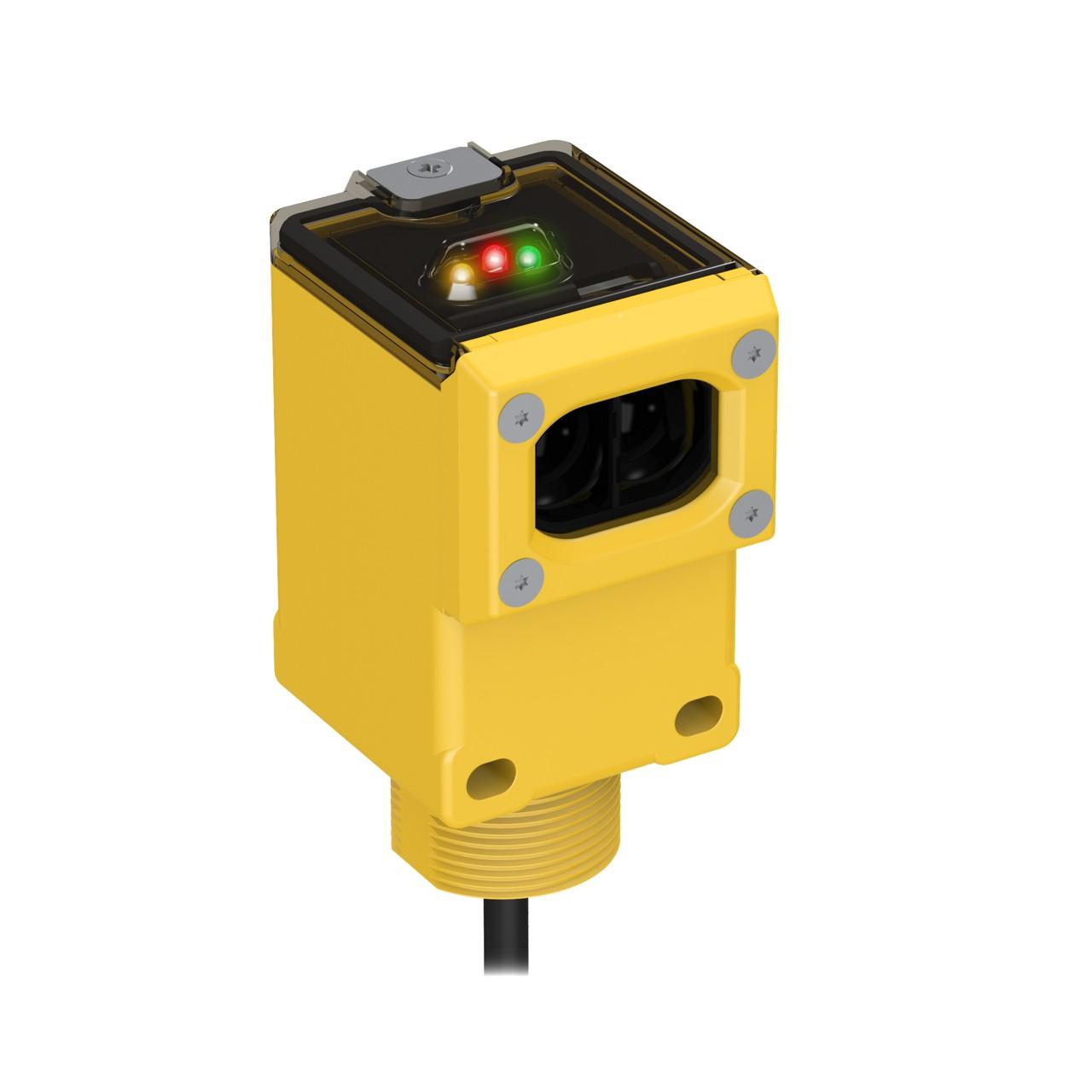 Banner Q45VR3R Photo-electric sensor receiver with through-beam system / opposed mode - Banner Engineering (Q series - Q45VR3) - Part #53982 - Sensing range 60m - Infrared (IR) light (880nm) - 1 x digital output (SPDT contact type) (Light-ON or Dark-ON operation) - Supp